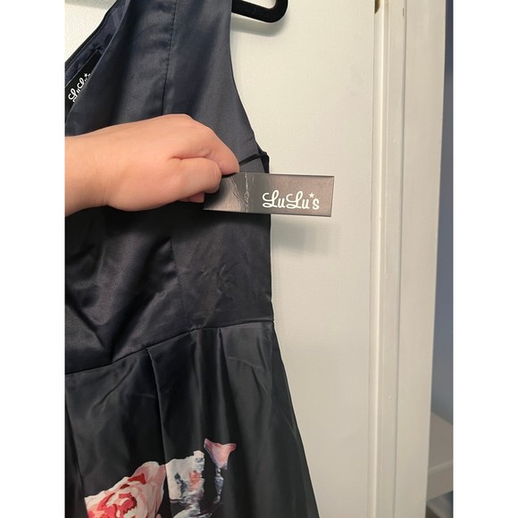 Lulu’s midi dress cocktail floral lightweight Anything Floral You XL - Picture 7 of 12